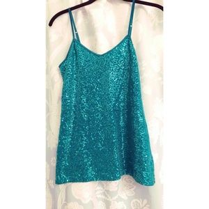 Express Sequin Tank